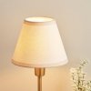 Klasyczna lampka stołowa nocna abażurowa mosiężna minimalistyczna uniwersalna Rise & Ivy 120937 ENDON